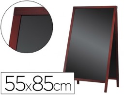Pizarra negra Liderpapel caballete doble cara 55x85cm.